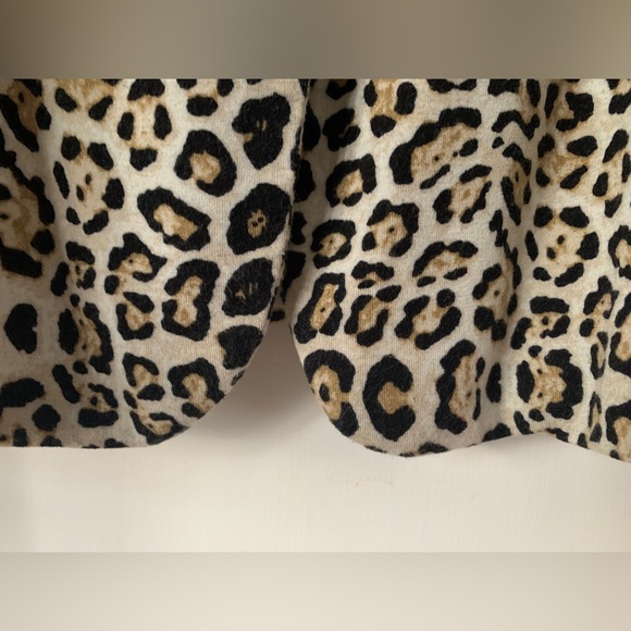 Zara XL soft knit leopard cropped suit jacket - Picture 4 of 5